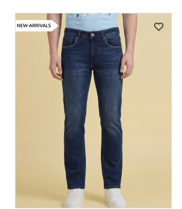 Being Human Blue Straight Fit Denim